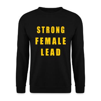 Strong female lead - Sweat-shirt Unisexe - noir - Devant - Alina (178cm) & Michal (187cm)