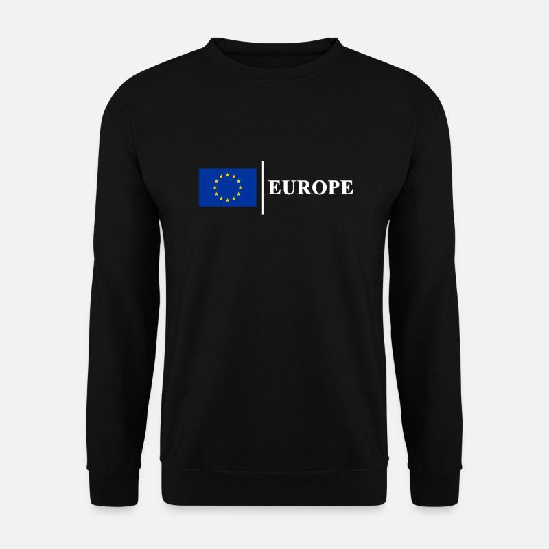 Europa - Unisex Pullover - Schwarz
