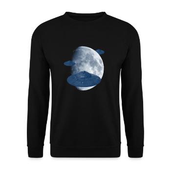 UFO Attack - Unisex Sweatshirt - black - Front - Alina (178cm) & Michal (187cm)