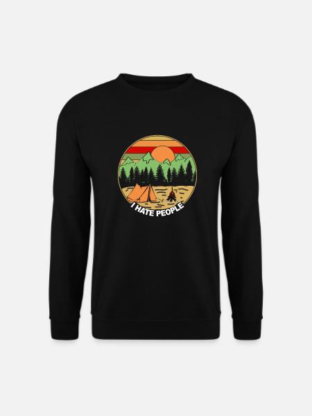 i hate people - Unisex Pullover - Schwarz