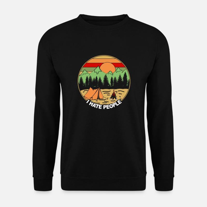 i hate people - Unisex Pullover - Schwarz