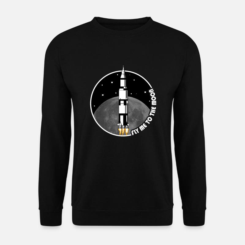 50 years moon landing - Unisex Sweatshirt - black