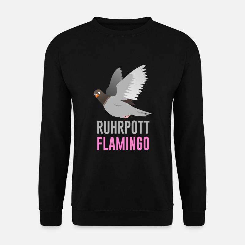 Ruhrpott Flamingo - Unisex Pullover - Schwarz