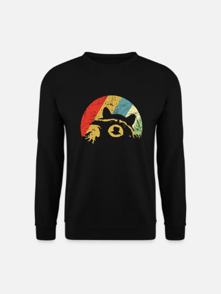 Le raton laveur - Sweat-shirt Unisexe - noir