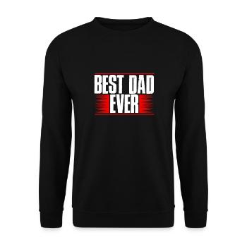 Meilleur papa de tous les temps - Sweat-shirt Unisexe - noir - Devant - Alina (178cm) & Michal (187cm)