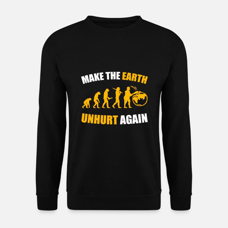 Earth Day - Climate Change - Unisex Sweatshirt - black