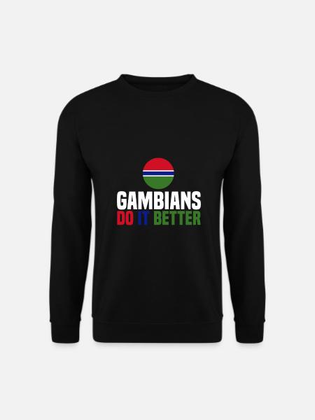 Gambie - Sweat-shirt Unisexe - noir