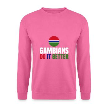 Gambia - Unisex Pullover - Pink - Vorne