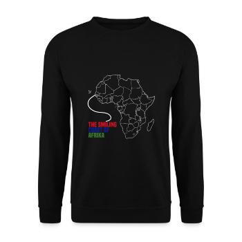 Gambie - Sweat-shirt Unisexe - noir - Devant - Alina (178cm) & Michal (187cm)