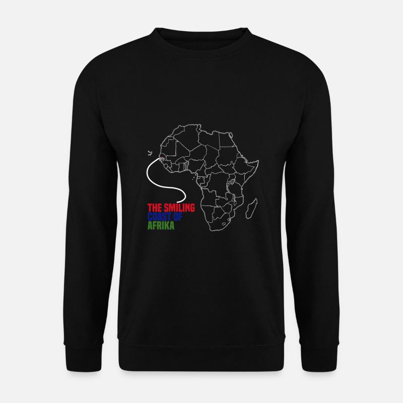 Gambia - Unisex Pullover - Schwarz