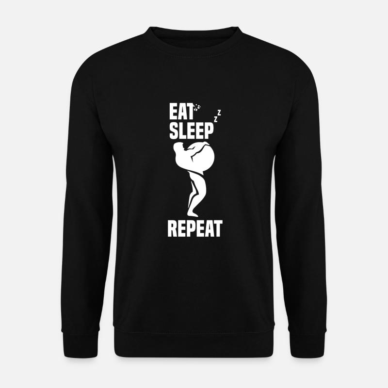 Strongman Every Day Passion Gift - Unisex Sweatshirt - black
