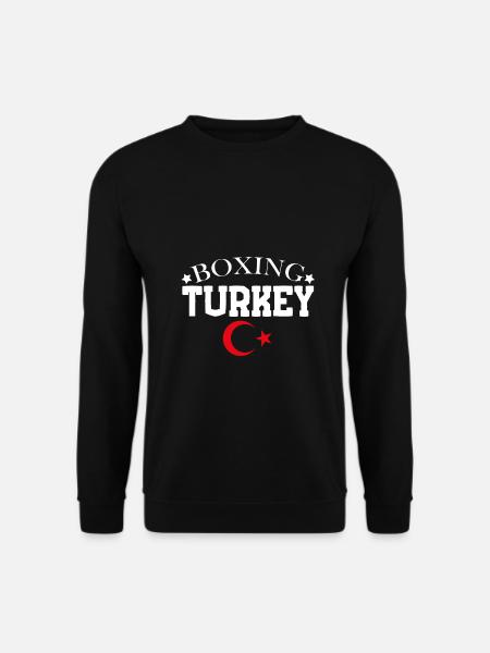 Türkei Boxen Türkischer Profiboxer - Unisex Pullover - Schwarz