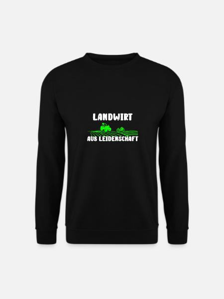 Landwirt aus Leidenschaft - Unisex Pullover - Schwarz