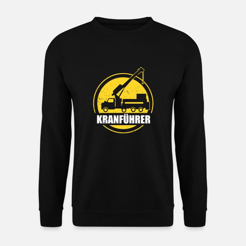 Kranführer - Unisex Pullover - Schwarz