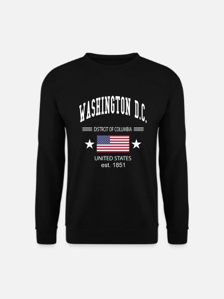 Washington DC - Unisex Sweatshirt - black