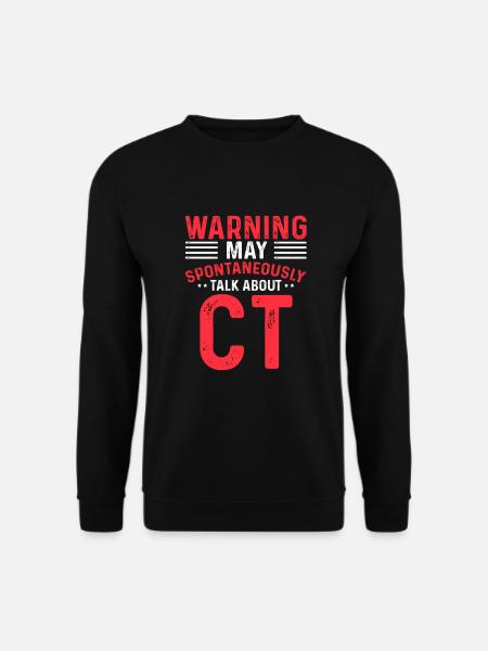 MRI Radiologie Radiologe CT Röntgen Papa Mama - Unisex Pullover - Schwarz