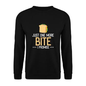 Nourriture Amour Sandwich Fromage Cadeau Ketchup - Sweat-shirt Unisexe - noir - Devant - Alina (178cm) & Michal (187cm)