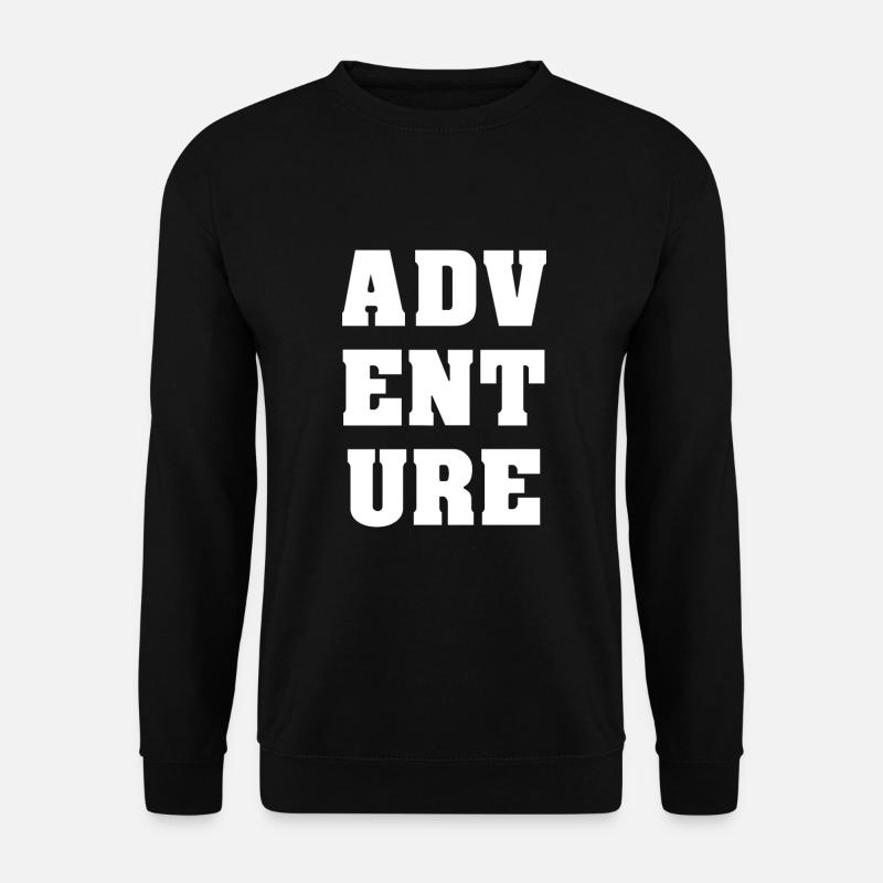 Adventure - Unisex Pullover - Schwarz