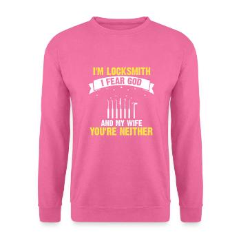 Lockpicking Expert Déverrouillage Service Lock Papa - Sweat-shirt Unisexe - rose - Devant
