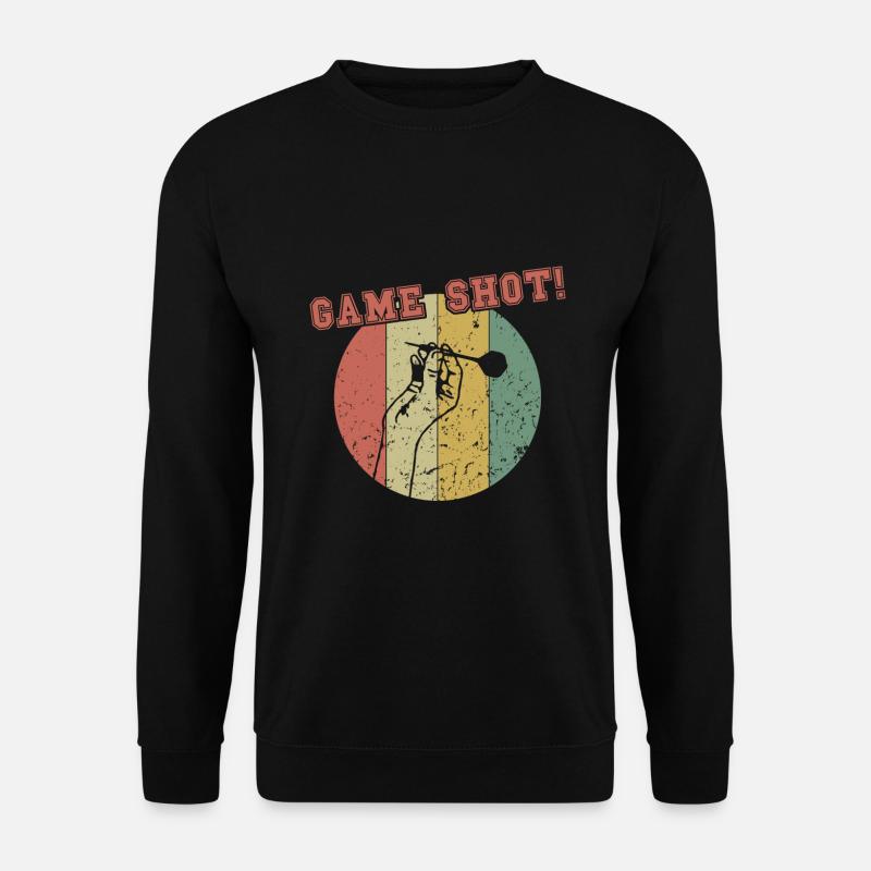 Game Shot / Darts - Unisex Pullover - Schwarz