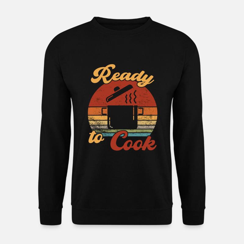 Prêt à cuisiner / Kochen - Sweat-shirt Unisexe - noir