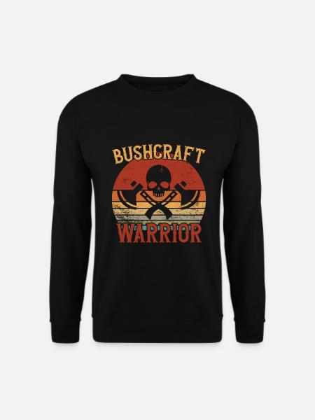 Bushcraft Warrior / Bushcraft - Unisex Sweatshirt - black