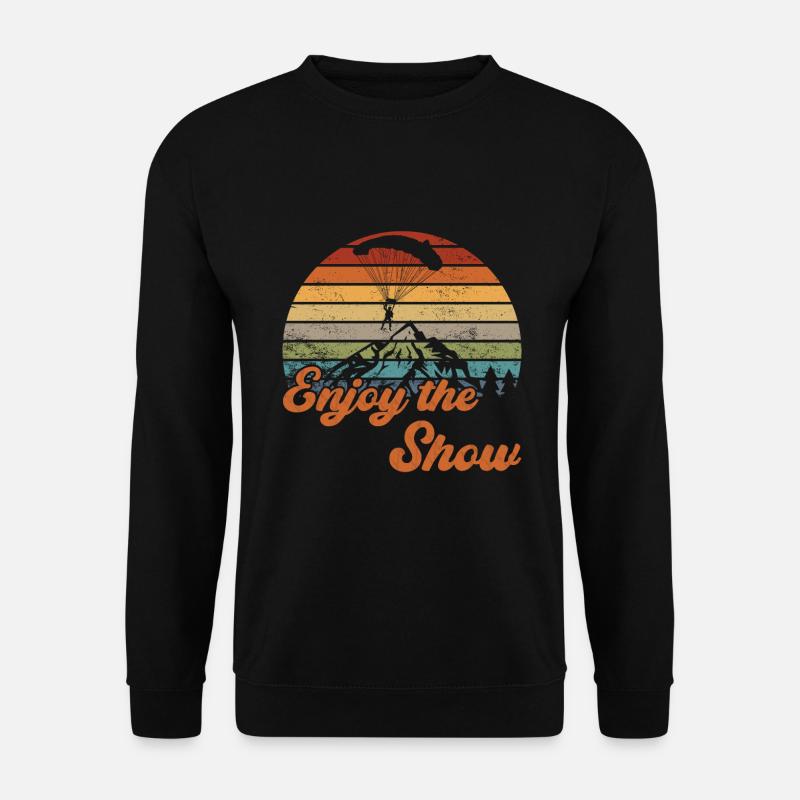 Enjoy the Show / Skydiving - Unisex Sweatshirt - black
