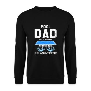 Conceptions de sauveteurs pour les techniciens de piscine - Sweat-shirt Unisexe - noir - Devant - Alina (178cm) & Michal (187cm)