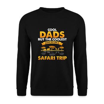 Conception de voyage en famille africaine pour l’Afrique - Sweat-shirt Unisexe - noir - Devant - Alina (178cm) & Michal (187cm)