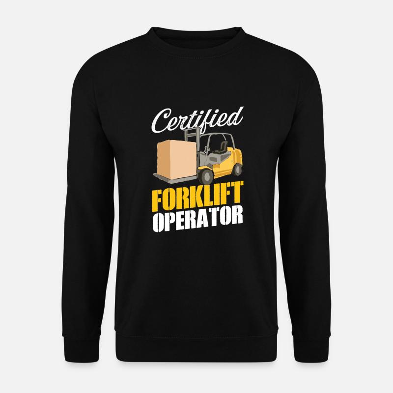 Gabelstapler - Unisex Pullover - Schwarz