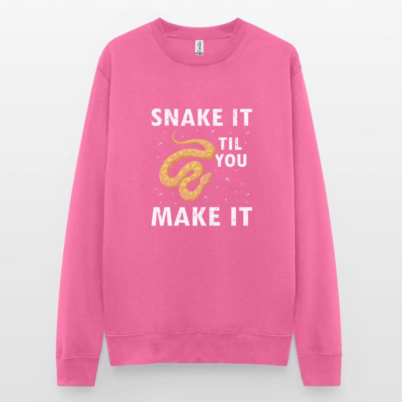 King python design for snake lovers Unisex Sweatshirt
