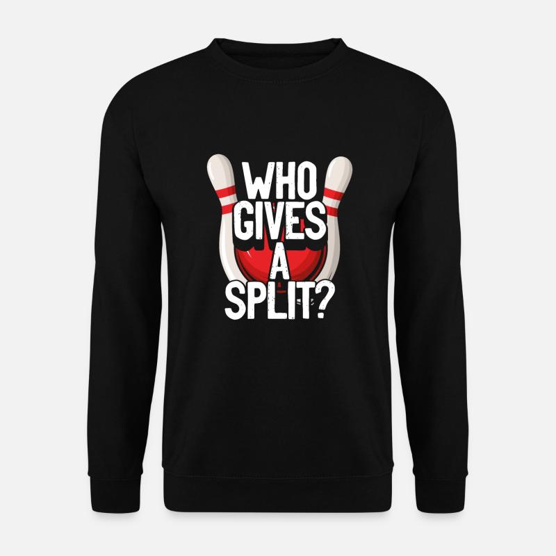 Who Gives A Split Bowling - Unisex Sweatshirt - black