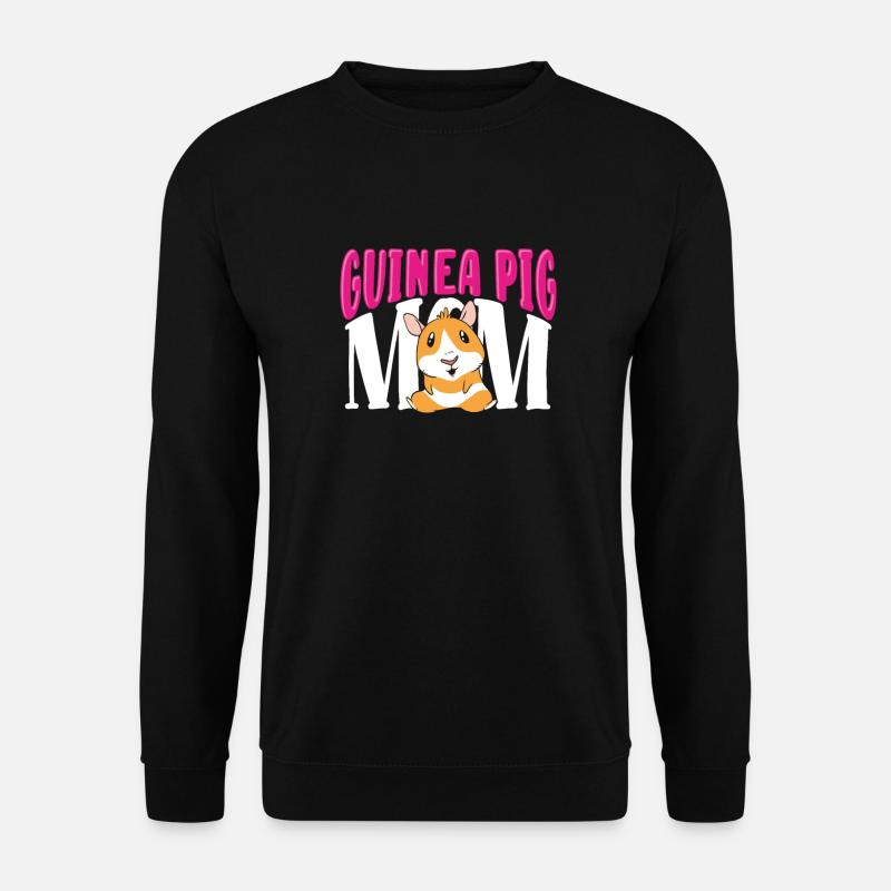 Cochon d’Inde Maman - Sweat-shirt Unisexe - noir