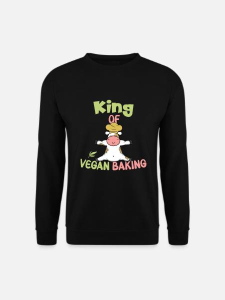 King of Vegan Baking - Unisex Sweatshirt - black
