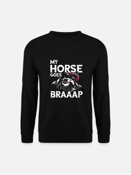 Snowmobiler and snowmobile design - Unisex Sweatshirt - black