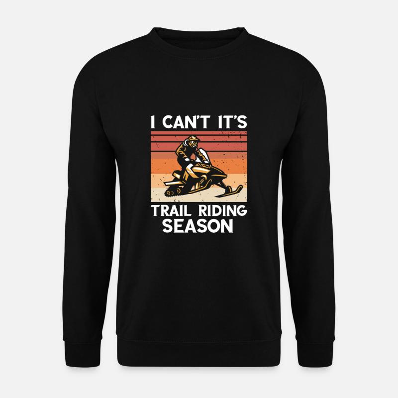 Snowmobiler and Skidoo Design - Unisex Sweatshirt - black