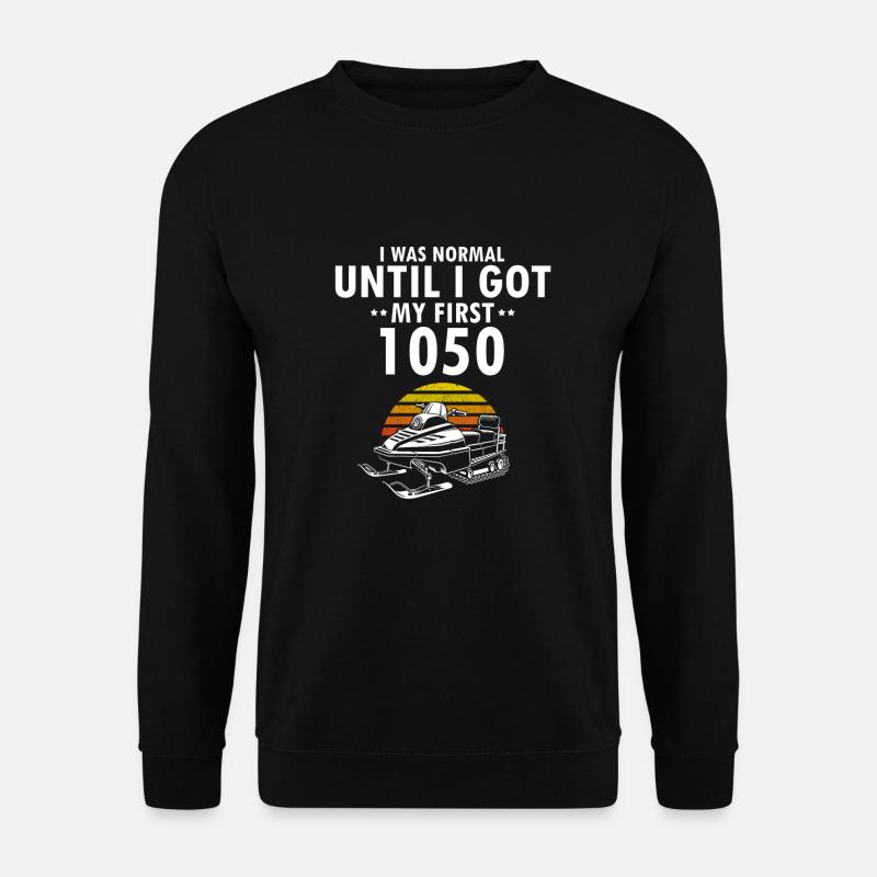 Snowmobiler and Skidoo Design - Unisex Sweatshirt - black
