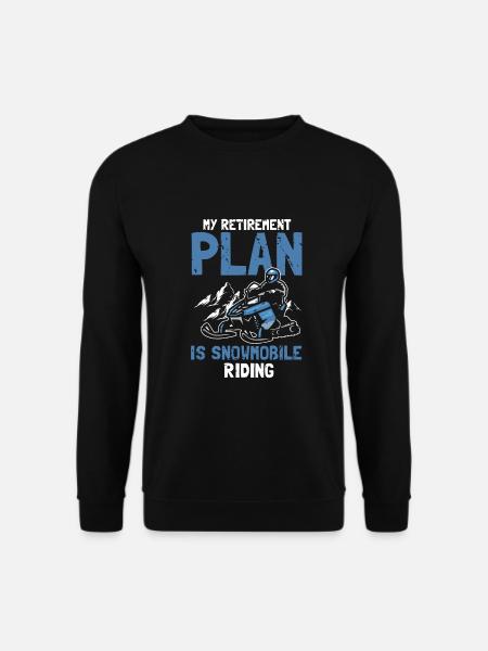 Motoneige et Skidoo Design - Sweat-shirt Unisexe - noir