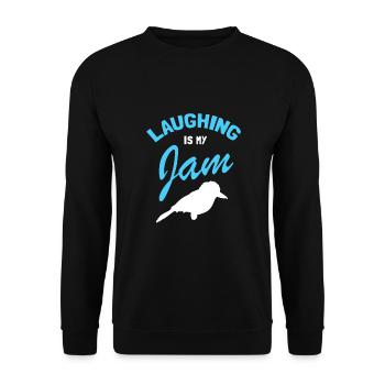 Pêcheur roi australien et oiseau lanchender - Sweat-shirt Unisexe - noir - Devant - Alina (178cm) & Michal (187cm)