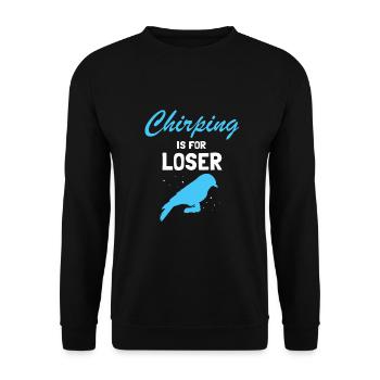Pêcheur roi australien et oiseau lanchender - Sweat-shirt Unisexe - noir - Devant - Alina (178cm) & Michal (187cm)