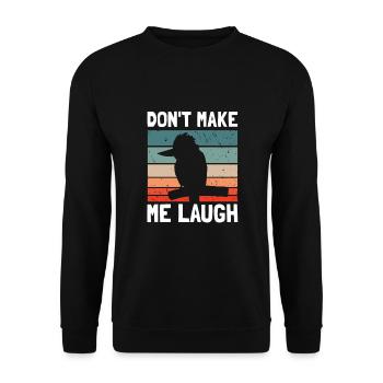 Pêcheur roi australien et oiseau lanchender - Sweat-shirt Unisexe - noir - Devant - Alina (178cm) & Michal (187cm)