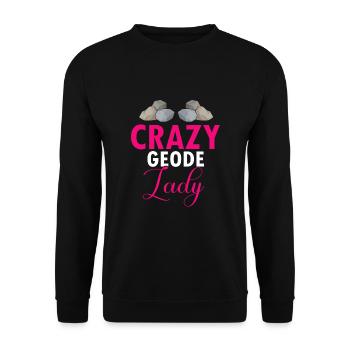 Collectionneur de pierres précieuses et recherche sur les pierres précieuses - Sweat-shirt Unisexe - noir - Devant - Alina (178cm) & Michal (187cm)