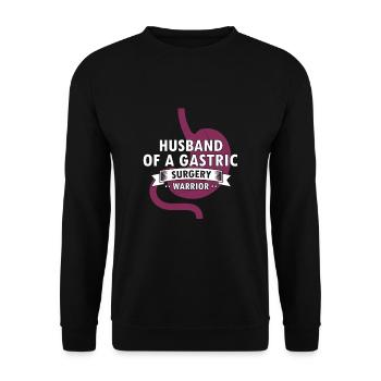 Conception de chirurgie gastrique pour un patient ayant subi un pontage gastrique - Sweat-shirt Unisexe - noir - Devant - Alina (178cm) & Michal (187cm)