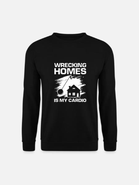 Démolition et rénovation de maisons - Sweat-shirt Unisexe - noir