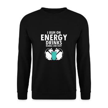 House demolition and house renovation - Unisex Sweatshirt - black - Front - Alina (178cm) & Michal (187cm)