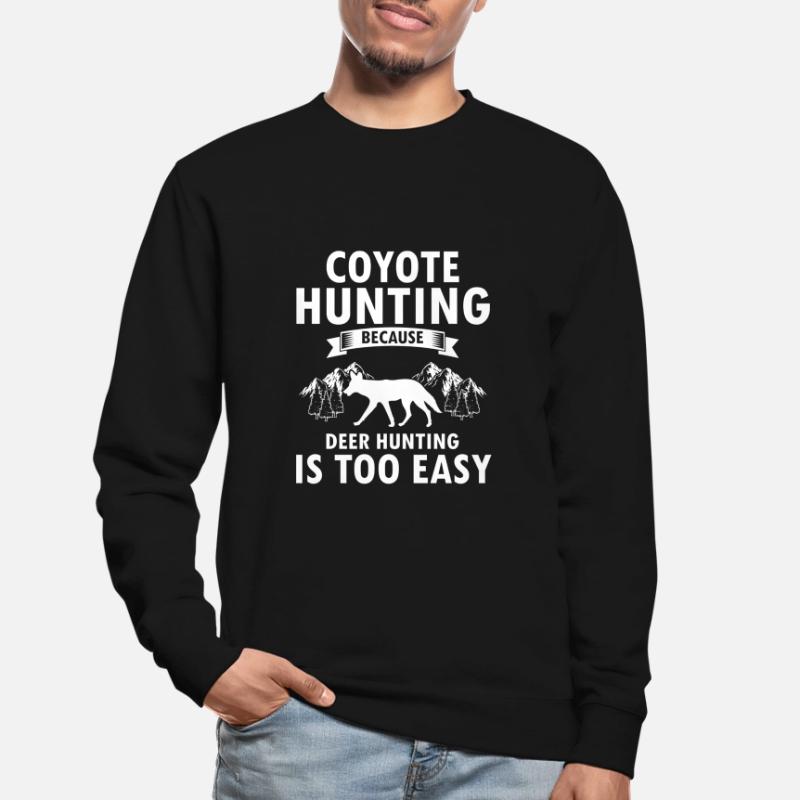 Conception de coyote pour les réacteurs de coyote Sweat-shirt Unisexe