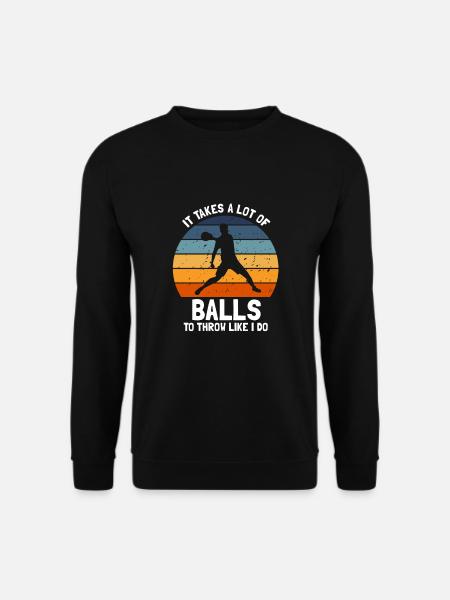 Dodgeball für Dodgeball Spieler und Gaga Ball - Unisex Pullover - Schwarz