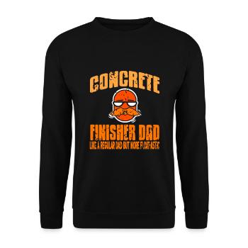 Conception de constructeur en béton pour les constructeurs et le chantier de construction - Sweat-shirt Unisexe - noir - Devant - Alina (178cm) & Michal (187cm)