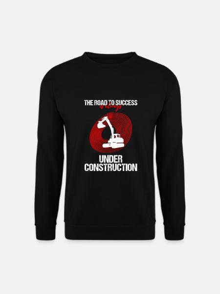 Baggerrückenbagger für Baggerfahrer - Unisex Pullover - Schwarz