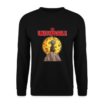 Opossum saying for animal lovers and possum - Unisex Sweatshirt - black - Front - Alina (178cm) & Michal (187cm)